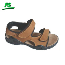 men dress leather sole sandals